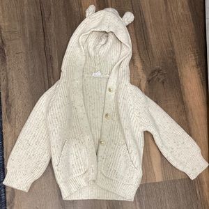 Jamie Kay OG Bear Knit Speckled Oatmeal Cream 6-12 months
